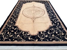 Teppich Mäander 300x200 Versac Medusa Orient Perser Design Carpet Rug Gold NEU