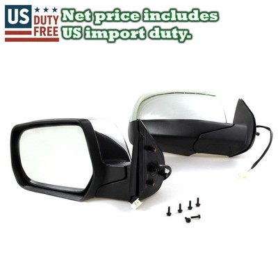 2006-2011 MAZDA BT-50 J97M 4x4 4x2 CHROME DOOR MIRROR ELECTRIC MIRRORS PAIR NEW