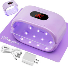 UV Light for Resin, Purple Large Double-Sided UV Lamp Detachable, Fast Curing