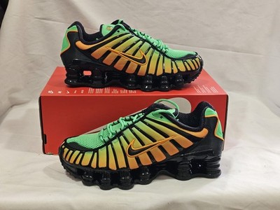 Nike Shox TL GS Grün Schwarz Gelb Orange UK5,5 EU38,5 IO4645-300