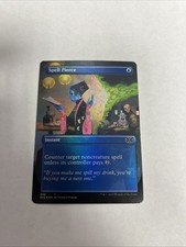 Spell Pierce Borderless Foil Card #350 MTG LP