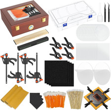 313 Pcs Trading Card Cleaning Kit, Grading Flattening Set for TCG Collectors