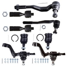 Front Upper Lower Ball Joints Outer Tie Rods ...