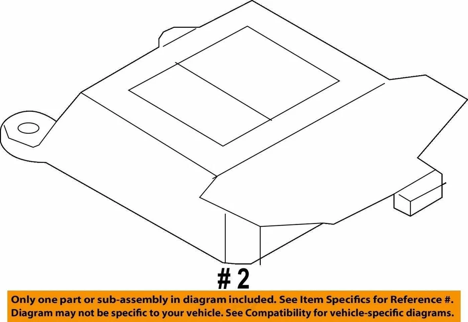 System Restraint Bag Module Console Front Fits 14-15 FORESTER 950631 - Image 4 of 4