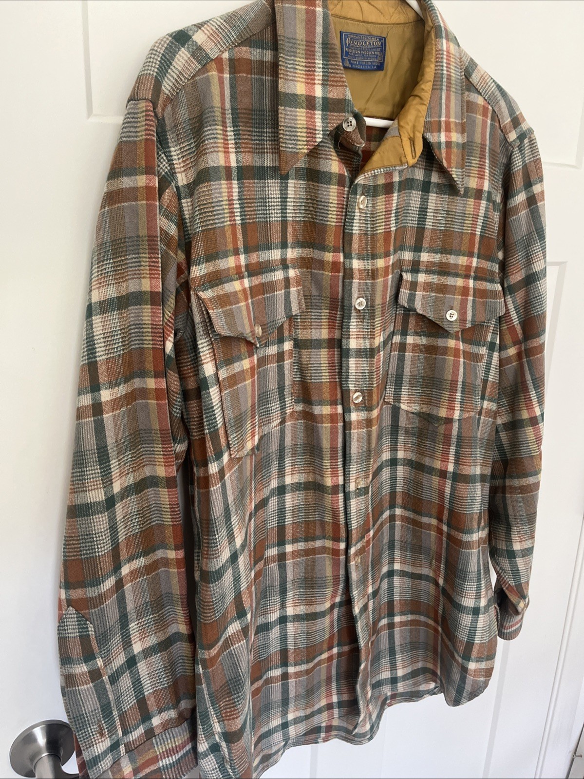 Pendleton Wool Plaid Button Up Guide Shirt - Men'… - image 2