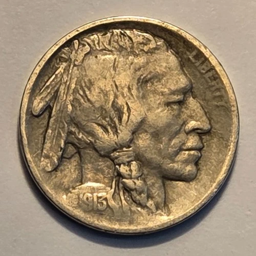 Nicer fine++ Low Mintage 1913 S Type 1 Buffalo Head Nickel