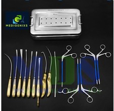 Daniel Endoscopic Forehead Facelift Dissector Set Plastic Surgery Instruments