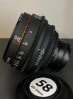 Sony E Helios 44 58mm T2.1  ANAMORPHIC Amber  Rehouse Cine lens mount BTF LENS