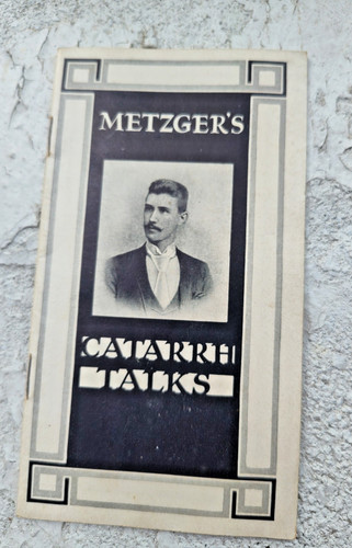 Metzger's Talks Advertising Booklet Metzger Medicine Co Bethlehem PA