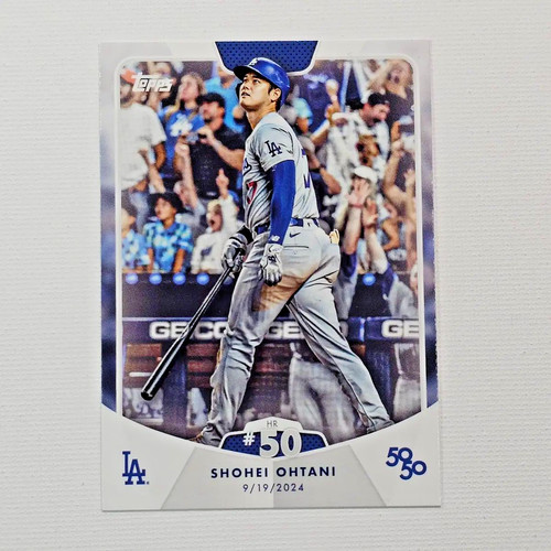 Shohei Ohtani - 2024 Topps  50/50 #100 HR #50 rare great condition!