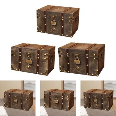 Aufbewahrungstruhe aus Holz, Schmuckschatulle für die Andenkensammlung
