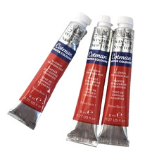 Lot of 3 Winsor  Newton Cotman Water Colours Paint 8mL Alizarin Crimson Hue
