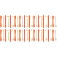 Set of 2 Hairdressing Rod Home Perm Kit Curlers Rubber Bands Rods