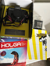 EXCELLENT Boxed Lomography Holga 120 CFN Analog Film Camera Starter Kit Lomo