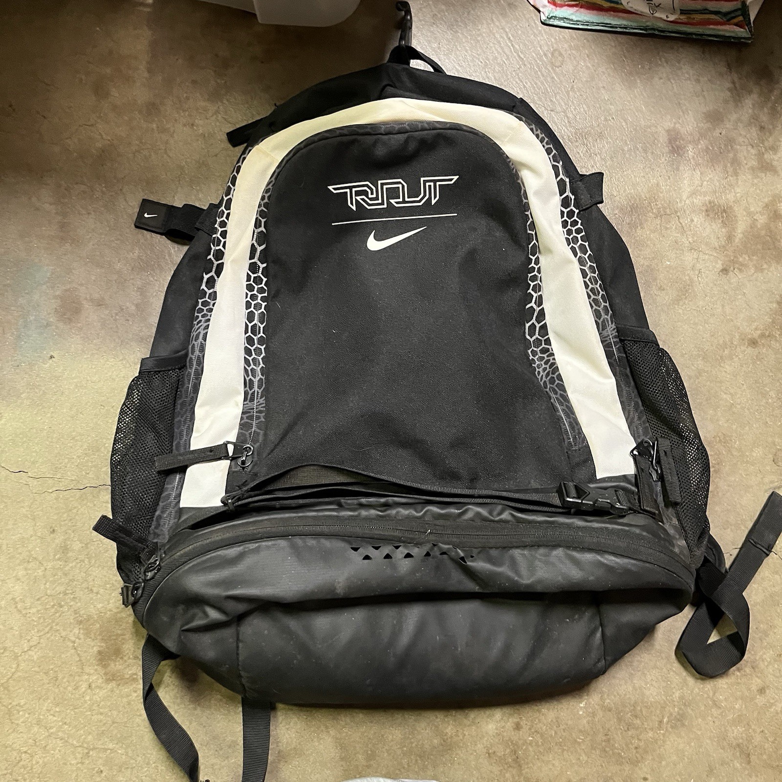Nike Trout Vapor Elite Black White Baseball Training Backpack BA5436-011-image