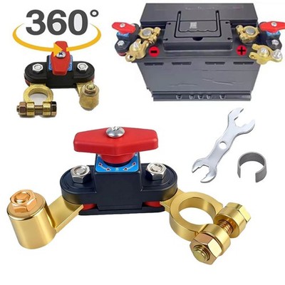 Car Battery Power Cut-Off Switch Breaker, Adjustable Pure Copper Stable Transmis