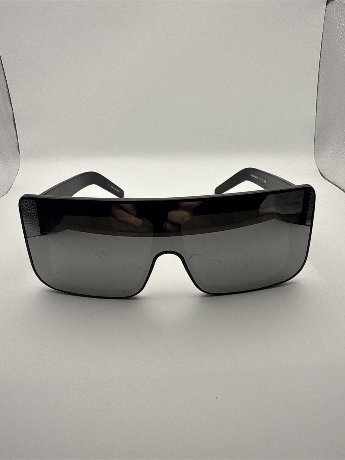 Rick Owens Documenta Mirror Shield Sunglasses Pre… - image 1