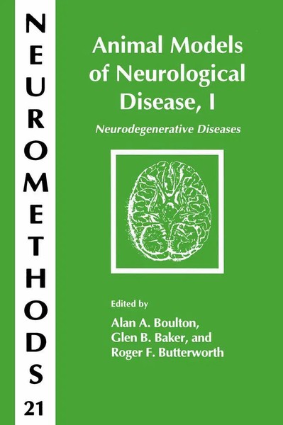 Alan A. Boulton (U. A.) | Animal Models Of Neurological Disease, I | Taschenbuch-image