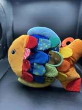 Melissa Doug's K's Kids Plush Textured Toy Flip Fish Stuffed Animal Crinkle