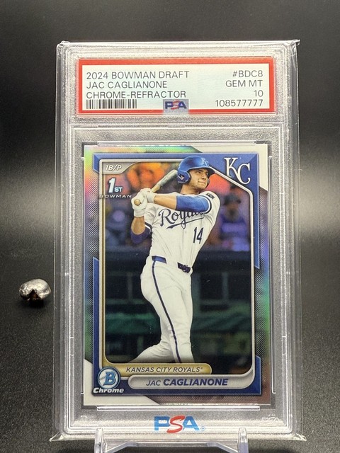 2024 Bowman Draft Bowman 1st Refractor Jac Caglianone #BDC-8 - PSA 10