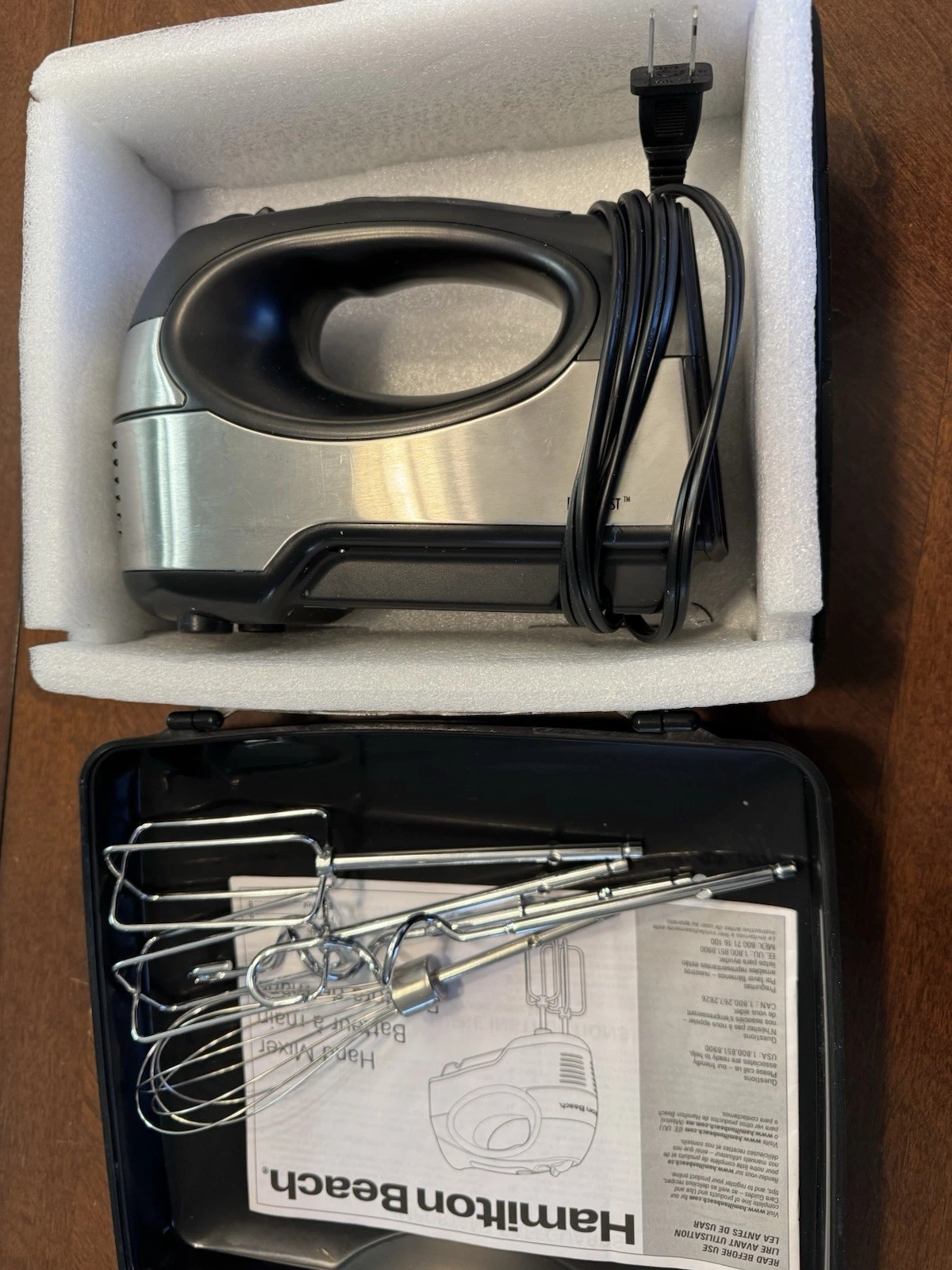 Hamilton Beach Performance 6-Speed Hand Mixer with Storage Case 7 PCS Chrome Blk
Opens in a new wind