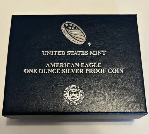 UNITED STATES MINT 2019-W AMERICAN EAGLE 1oz SILVER PROOF $1 DOLLAR COIN
