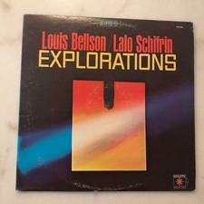 LOUIS BELLSON / LALO SCHIFRIN - Explorations 1969 jazz Roulette LP