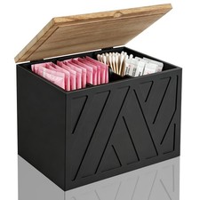 Tampon Holder for Bathroom Decor Feminine Product Organizer With Lid Shark We...
