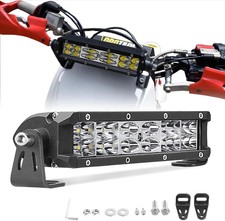 6 Inch LED Light Bar, 7000LM Spot Flood Combo LED Off Road Driving Fog Light bar