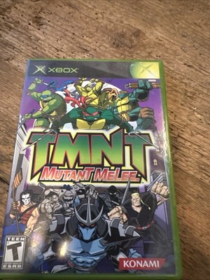 TMNT Mutant Melee (Microsoft Xbox, 2005) Complete With Manual Tested Working