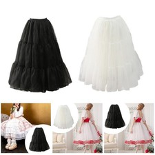 Damen Petticoat T&uuml;ll Unterrock f&uuml;r Ballett Tanz Cosplay Halloween