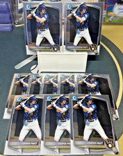 Cooper Pratt 2025 Bowman Draft Chrome 10-Card Lot (Brewers Prospect)