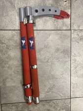 PreOwn ATA KARATE TAEKWONDO Weapons Ssahng Nat Kamas 15" Inch Adult RED Dragon