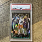 Bo Nix 2024 Select Black Green Shock Prizm Rookie PSA 10