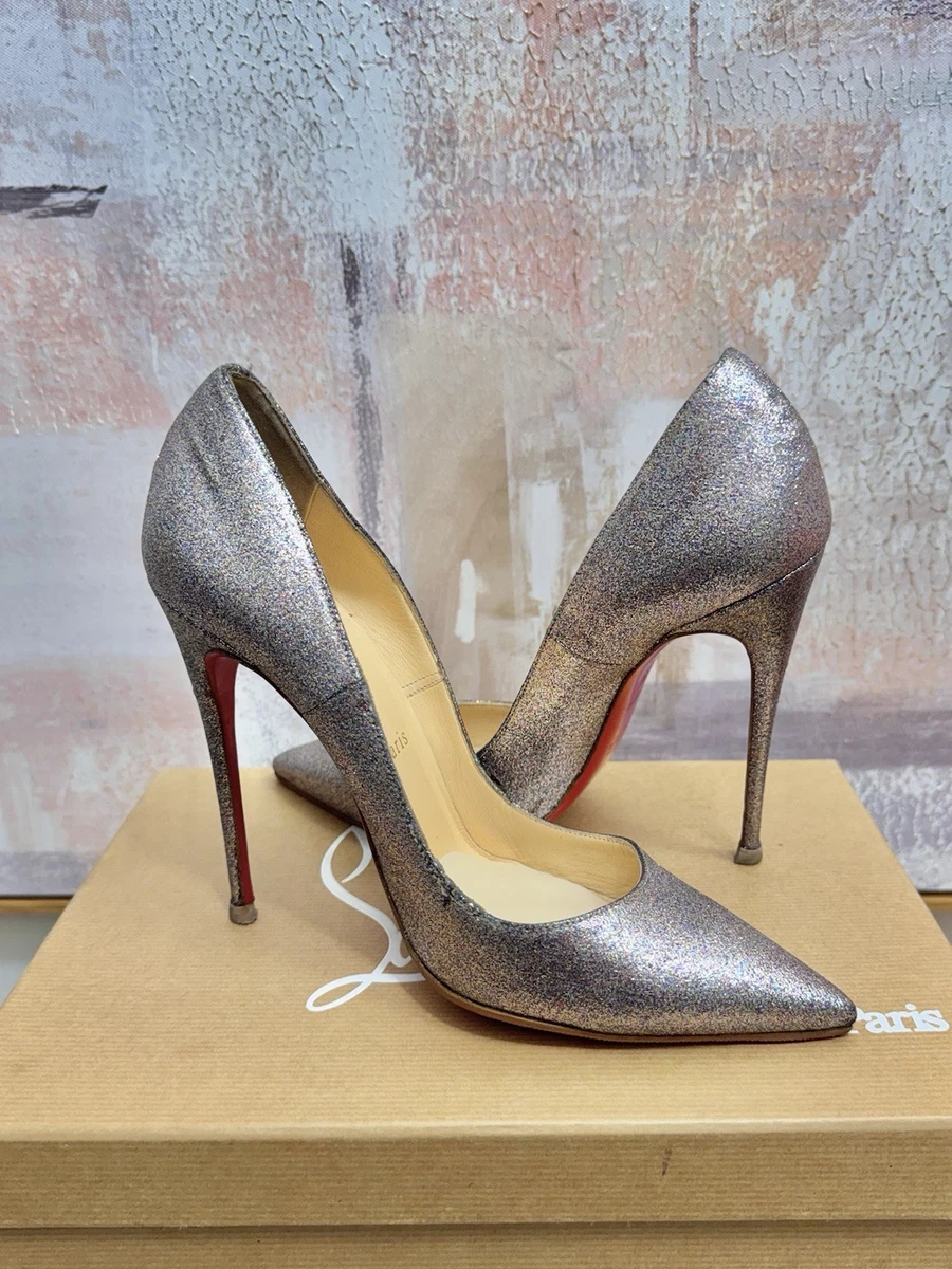 Christian Louboutin Silver Heels for Women for sale | eBay