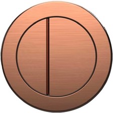 Rose Gold Pneumatic Concealed Cistern Button.