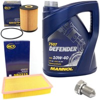 MotoröL Filter Set 10W40 5 Liter + ÖLablassschraube FüR VW Multivan Transporter