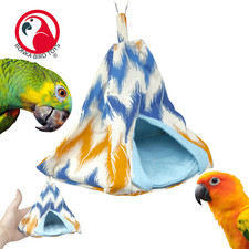 Bonka Bird Toys Swing Tent S/M/L Cozy Perch Hut Nest Parrot Cage Toy