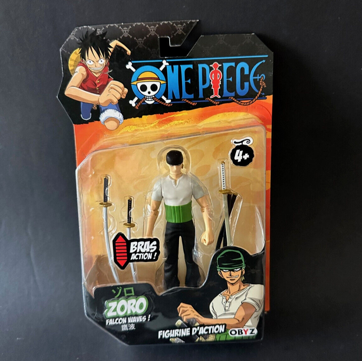 One Piece ZORO figure PVC 12cm Obyz