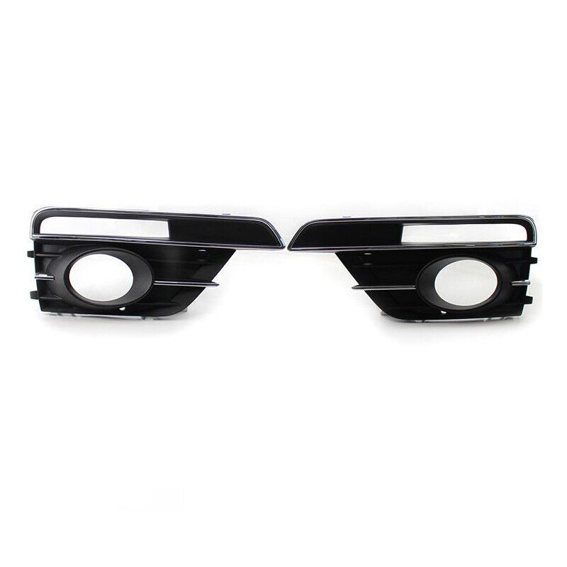 1 Pair Front Bumper Fog Light Grille Cover Trim For 2017-2019 VW Beetle LH&RH