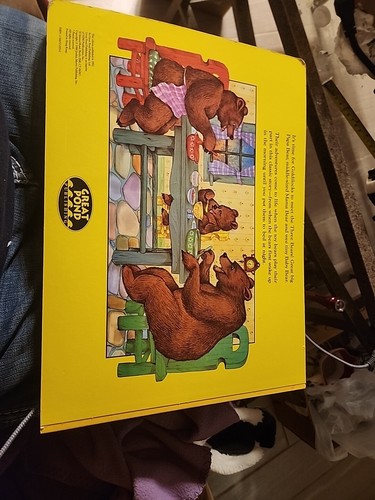 RARE Goldilocks & The Three Bears Interactive Big Book With 3 Bears Jane Resnick - Picture 2 of 24