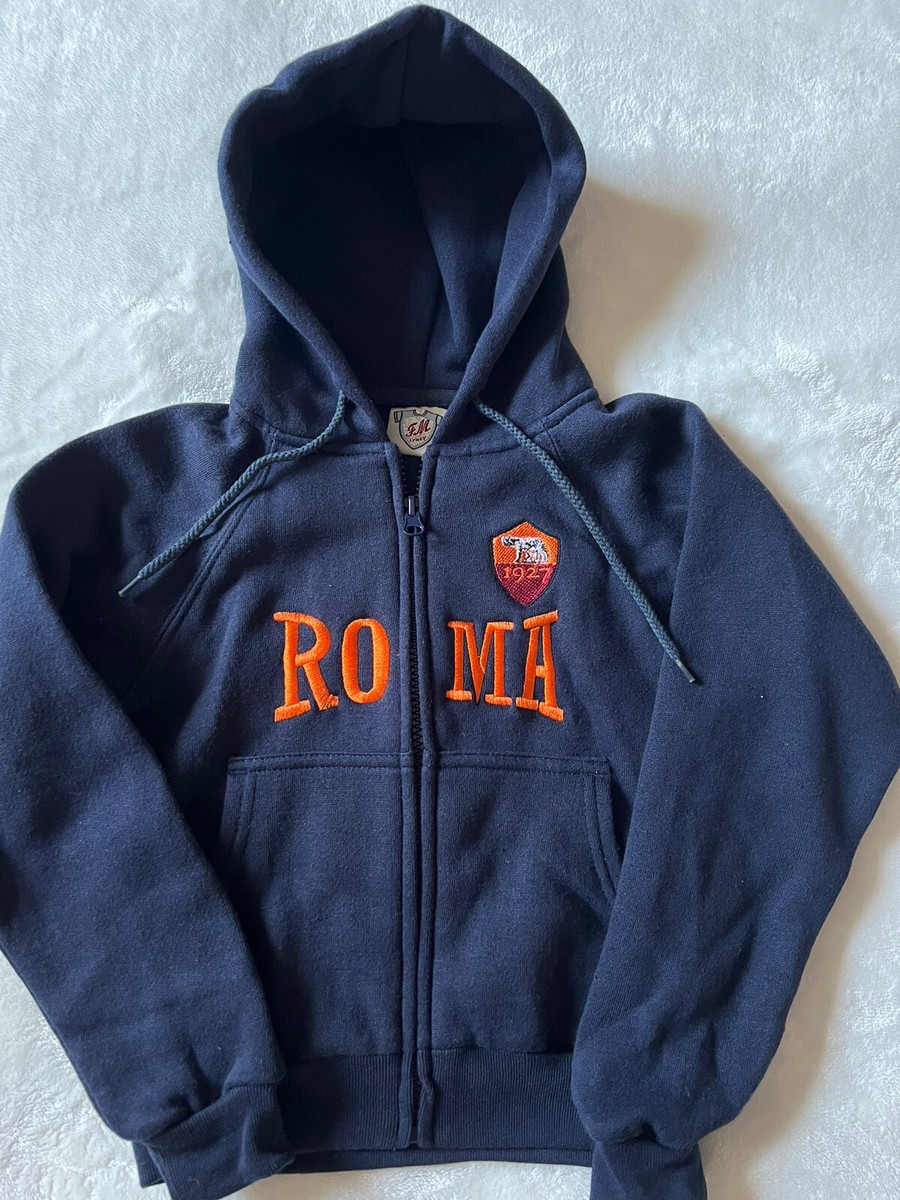 AS Roma Child Italian Football Club/Soccer Team Zip-Up Hoodie(US