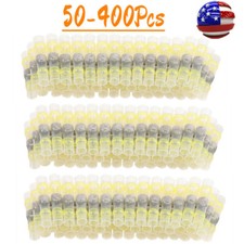 400Pcs Waterproof Solder Seal Sleeve Heat Shrink Wire Connectors Butt Terminals