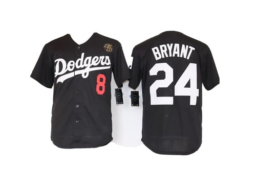 black kobe dodgers jersey