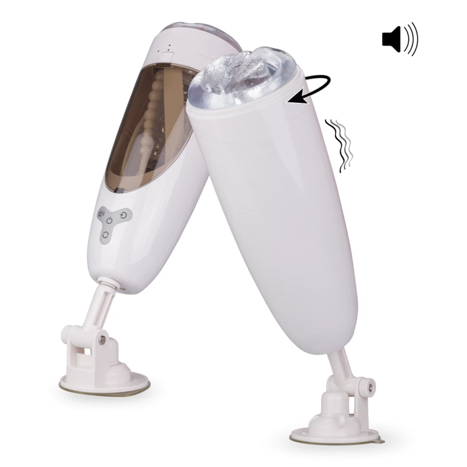 Masturbateur Homme à vaginette automatique vibrante rotative - Photo 2/4