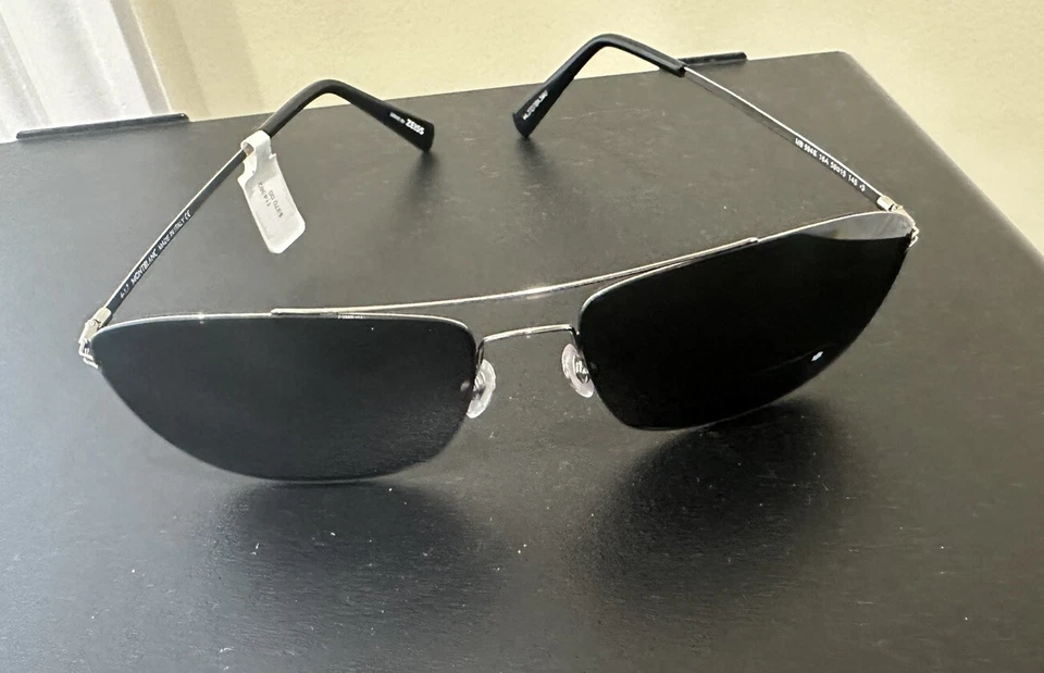 Gafas de sol Montblanc negras y grises oscuros lentes 114382. Nuevo. Precio de venta sugerido por el fabricante 370 $ - Imagen 3 de 4