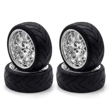 1/10 On Road Tires & Wheels Rims 12mm Hex Hub for Redcat HPI Tamiya Exceed RC