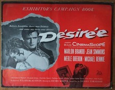 D&Eacute;SIR&Eacute;E, Marlon Brando, Jean Simmons, 1954, Pressbook 443