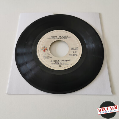 rickie lee jones chuck e's in love 7'' vinyl record very good condition