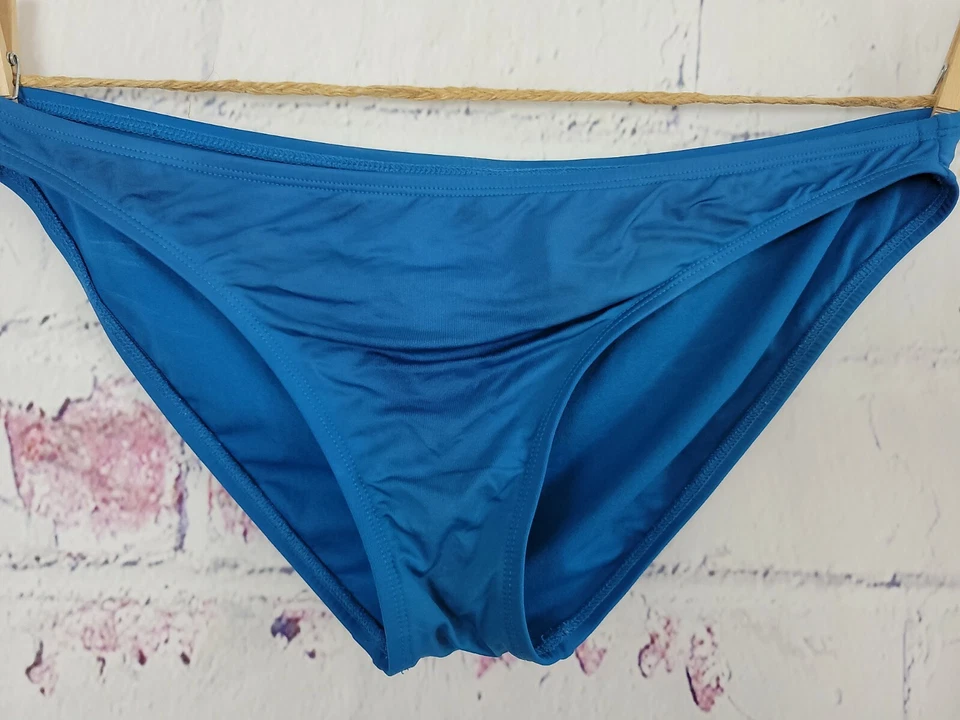 Maiô Mossimo azul-petróleo biquíni parte inferior hipster tamanho XL mistura de náilon - Imagem 2 de 4